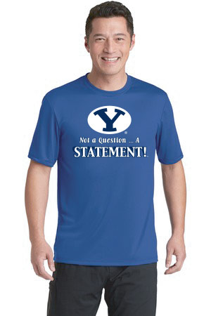 BYU Statement Adult Fitted T-Shirt 4820