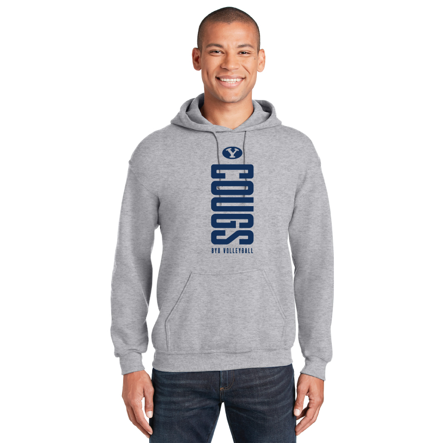 BYU Volleyball Alumni Grey G185 Youth and Adult Hoodie | Gameday Promos ...