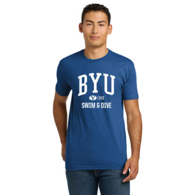 BYU Swim Next Level 6210 Royal SS Tee Oval Y
