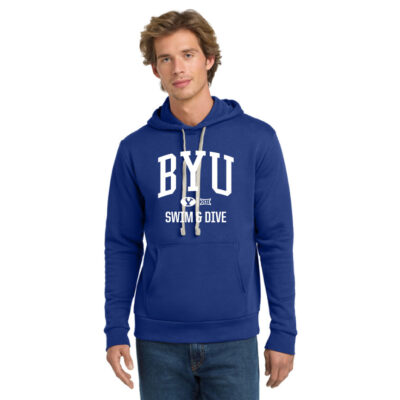 BYU Swim Next Level 9303 Royal Hoodie Oval Y