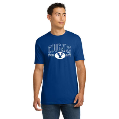 BYU Swim Next Level 6210 Royal SS Tee Cougars