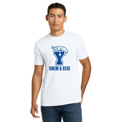 BYU Swim Next Level 6210 White SS Tee Y Beetigger