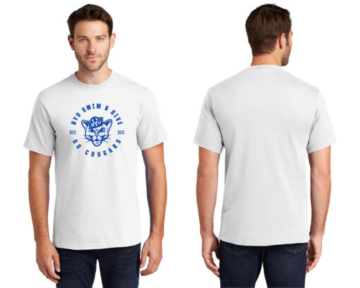 BYU Swim Next Level 6210 White SS Tee