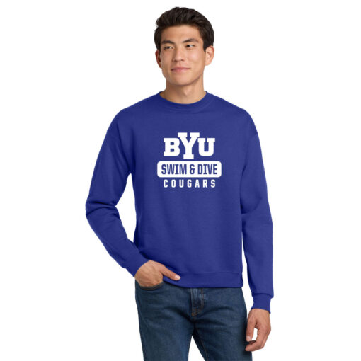 BYU Swim Next Level 9000 Royal Sweatshirt bYu