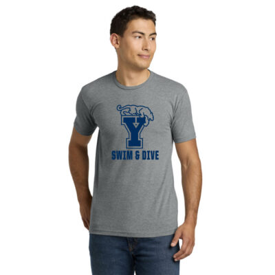 BYU Swim Next Level 6210 Grey SS Tee Y Beetdigger
