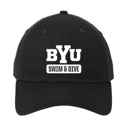 BYU Swim New Era 201 Black Hat