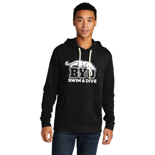 BYU Swim Next Level 9303 Black Hoodie Beat Digger