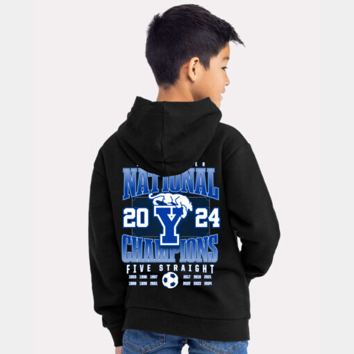 BYU Men's Soccer Black Youth Hoodie