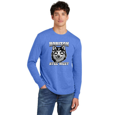 Horizon District DT109 Heather Royal LS Tee