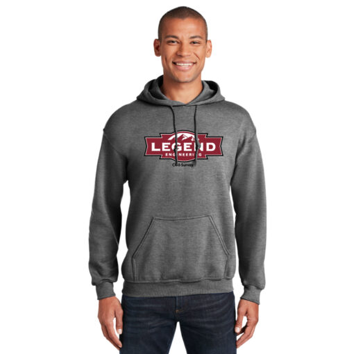 Legend Industries Gildan G185 Graphite Heather Hoodie