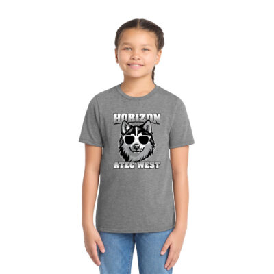 Horizon District DM130Y Youth Tee Heather Grey