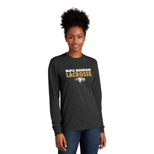 MMHS Girls Lacrosse Next Level 6211 Charcoal Unisex Long Sleeve Tee