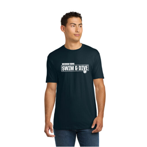 BYU Swim Next Level 6210 Navy SS Tee Brigham Young