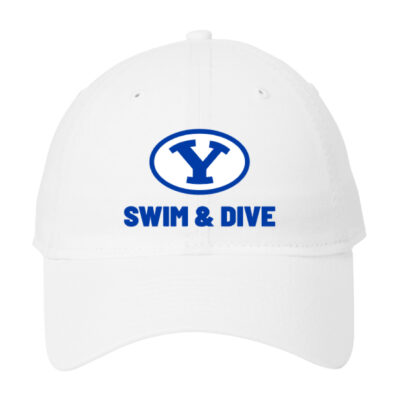 BYU Swim New Era 201 White Hat