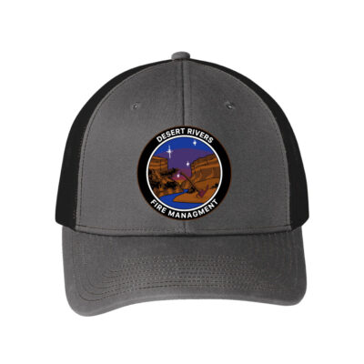 Desert Rivers Fire C112 Grey Steel/Black Snapback Hat
