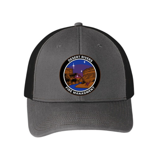 Desert Rivers Fire C112 Grey Steel/Black Snapback Hat