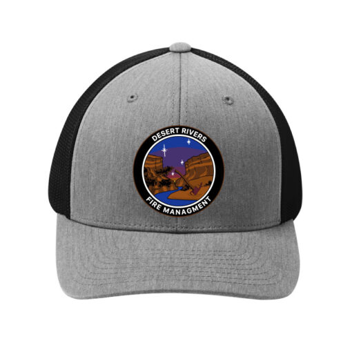 Desert Rivers Fire C812 Heather Grey/Black Flexfit Hat