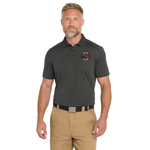 Desert Rivers Fire CS418 Charcoal Men's Polo