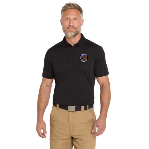 Desert Rivers Fire CS418 Black Men's Polo