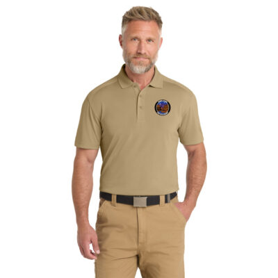 Desert Rivers Fire CS418 Tan Men's Polo