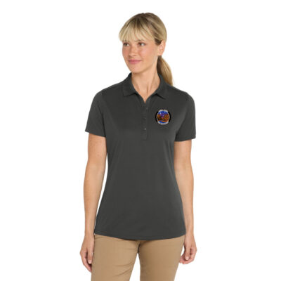 Desert Rivers Fire CS419 Charcoal Women's Polo