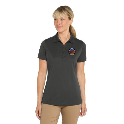 Desert Rivers Fire CS419 Charcoal Women's Polo