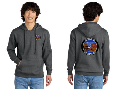 Desert Rivers Fire DT6100 Heather Charcoal Hoodie