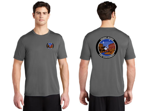 Desert Rivers Fire ST420 Smoke 100% Polyester Short Sleeve Tee