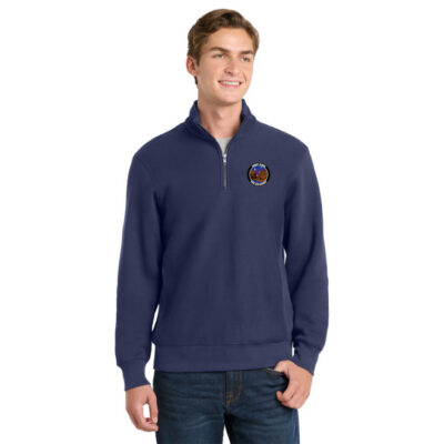 Desert Rivers Fire ST283 Navy Adult 1/4 Zip