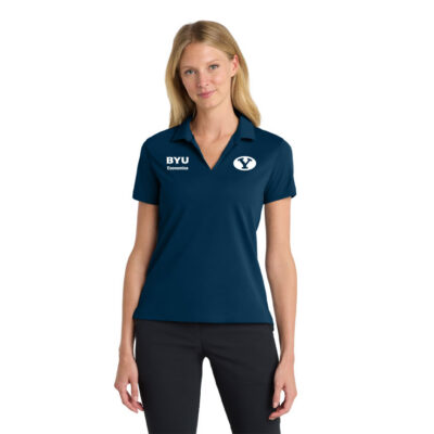 BYU Economics Nike Women's Polo NKDC1991 Navy